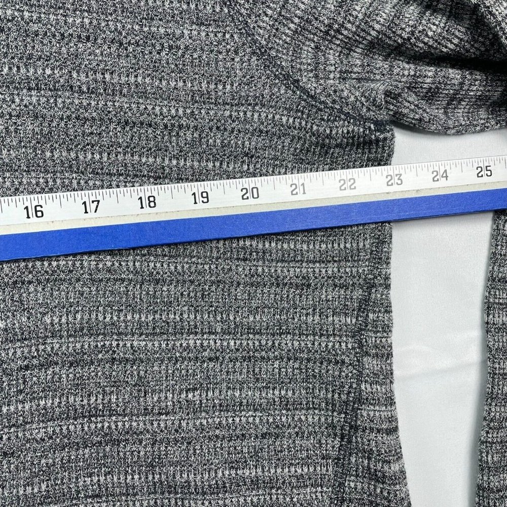 J Jill Sweater Womens size XL Gray Mock Neck Long Sleeve Cotton Stretch Pullover - Picture 3 of 6